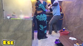Indian Bhabhi Gets Caught Thief, Made to Bathe in Pee and Cold Water Then Eat Pussy