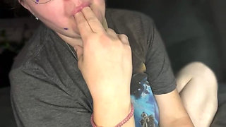 Titty sucking ass smacking whore