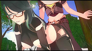 Genhin Impact - Xianyun Craves Big Black Cock After Getting Bored of Average Dick - 3D Hentai Animation