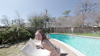 Dom Is a Hot Pool Boy for Amy