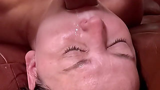 Rough Sloppy Facefuck and Deepthroat!