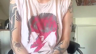 Skinny Goth Huge Belly Rapid Pregnancy at the Doctors Office