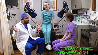 The Cum Clinic Extraction #14 - Nurse Azra Iahmir & Virgin Nurse Luci Starr