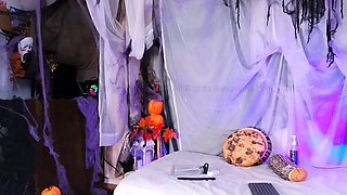 Sexy solo girl loving masturbation with toys