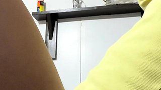 Solo mature masturbating on webcam