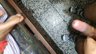 Submissive mature big ass milf is hand and foot posed gets cock