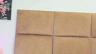 Latian with Natural Tits Wants to Fuck with a Fan on a Live Show