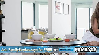 Stepson Fucks Latina MILF Havana Bleu Hard on Floor - Big Tits & Big Ass
