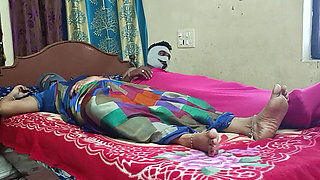 Forbidden Affair While Husband Is Home Stepmom Telugu Voice Saree Fucking