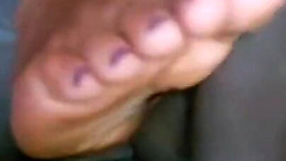 Sri Lankan Couple Footjob