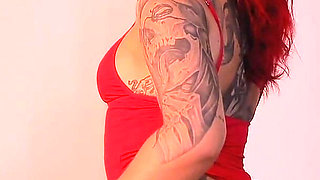 Tattooed Ass Latina Shows off Her Huge Butt for You