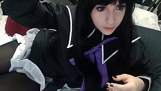 Webcam big booty brunette fucking machine toy hard