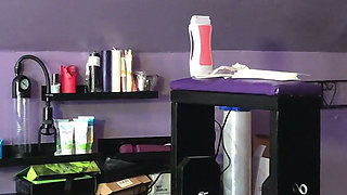 Domme Waxes Guy's Legs on First Date