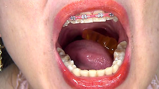 Swallowing Large Gummy Bears, Putting Them in the Vagina