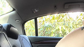 What a Wet Messy Spot Playing with Her Outdoor Twat