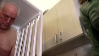 slaves have to drink pee of bowl