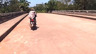 Beach Tattooed Naked Bitch Public Anal Big Toys, Solo Gape, Motorbike Ride