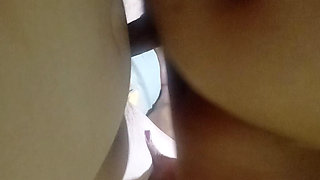 Fucked as she wanted above and deep in her pussy