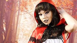 407 Rebeka Black as Hot Red Riding Hood for Adult Movie