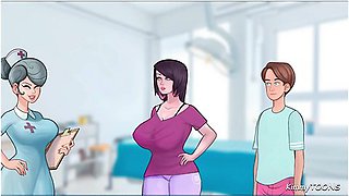 Car Toon In Sexnote - Slutty Nurse Gave Him A Handjob Infront Of His Stepmom