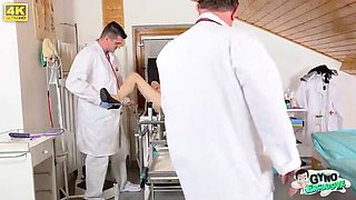 Slim MILF Nela Decker Intense Gyno Chair Orgasm with Doctor