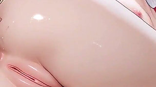 Gym Stranger & White-haired Girl: From Workout to Hardcore Fuck. Hentai Anime Ai Porn