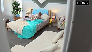 Cam Girl Lets Stepdad Use Her As His Fuck Doll