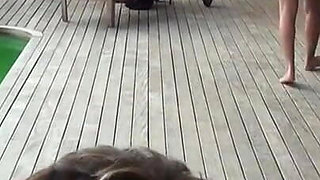 Good fuck at the swimming pool