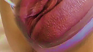 MILF Pumps up Her Pussy to the Max Before Getting Fucked with Creampie and Squirt