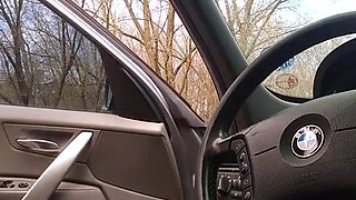Toriiann - Petite Ebony Super Squirter let-s Loose in Car
