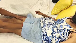 Oil Massage Turns Into Hardcore Sex With Desi Maid
