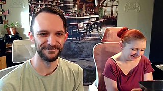 Hentai Redhead Unboxes Thick Fantasy Buttplug for Masturbation