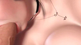 Hot Asian MILF Doctor with Perfect Big Tits Face Fucked and Pussy Fucked at Hospital by 18yo Boy - Symphony of the Serpent