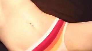 Skinny Brunette Rides Huge Cock Every Way in Compilation