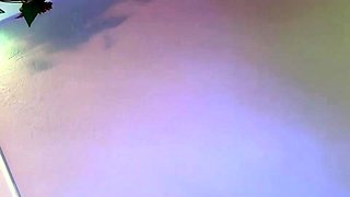 Cute curly brunette solo webcam masturbation