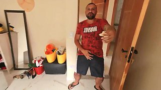 Sexy big booty Latina is getting her pussy stuffed to the limit with huge cock