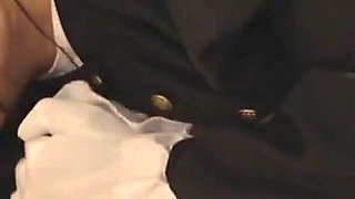 133cm Maid Uniform Cosplayer Massive on the a-cup Body That Is Still Growing