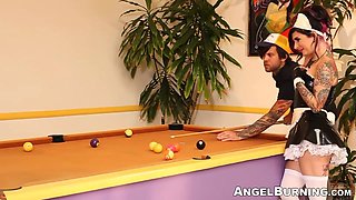 Stunning Maid Gets Her Face Cleaned From My Cum Facial - Angel Joanna, Joanna Angel And Angel Piaff