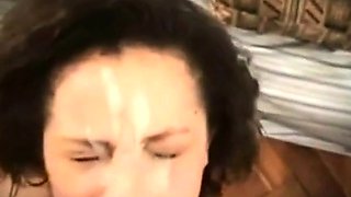 Amateur Latina Facial Audition