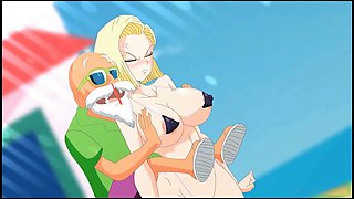 Pulverizing, big boob play, bikini