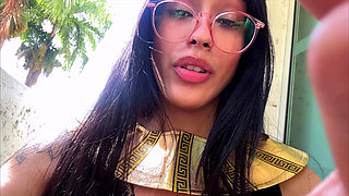 Gisele Amore's Ancient Egyptian Giantess Domination 4K POV Shrinking Fantasy Awaits!