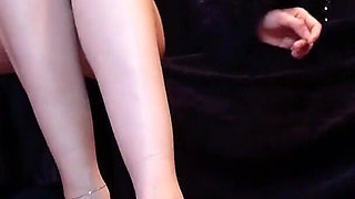 Genuine Leather Pumps in Nude, Italian