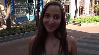 Brunette Slut Gets Fucked Hard in Every Position and Takes a Creampie