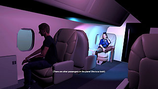Fucking and cum inside a flight attendant with a perfect body - 3D Animation 4K