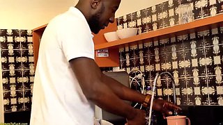 BBC Destroys Fat Ebony Granny Anal - Rough Mature Fuck & Cumshot