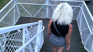 Night Out Just Me in a Mini Dress on a Night Out, Oh and a Bit of Camera Looking up My Dress