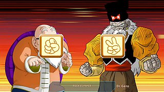 Big tits, old man, animation sex