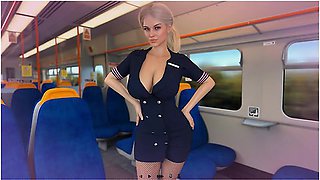 Summer Heat: Sexy Super Model In The Train-ep1