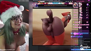Gamer Girl Goonette Cums Hard Watching Hentai - Solo Masturbation, Moaning & Edging