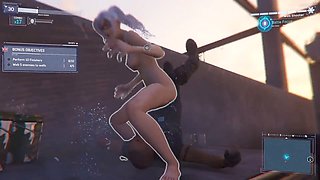 Sex game playthrough, nude game, gwen stacy spiderman